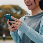 Hands,,Woman,And,Typing,With,Phone,Of,Fitness,Outdoor,,Communication