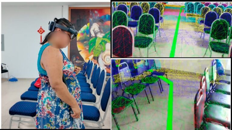 Uso de gafas de RA para orientacioìn en interiores