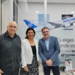 Carlos Conde, country manager de Panamá, Centroamérica, México y Venezuela_ Karim Balarezo, directora regional en América e Imanol Pérez, director comercial de Air Europa