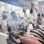 Verificación de balanzas en el Mercado de Mariscos